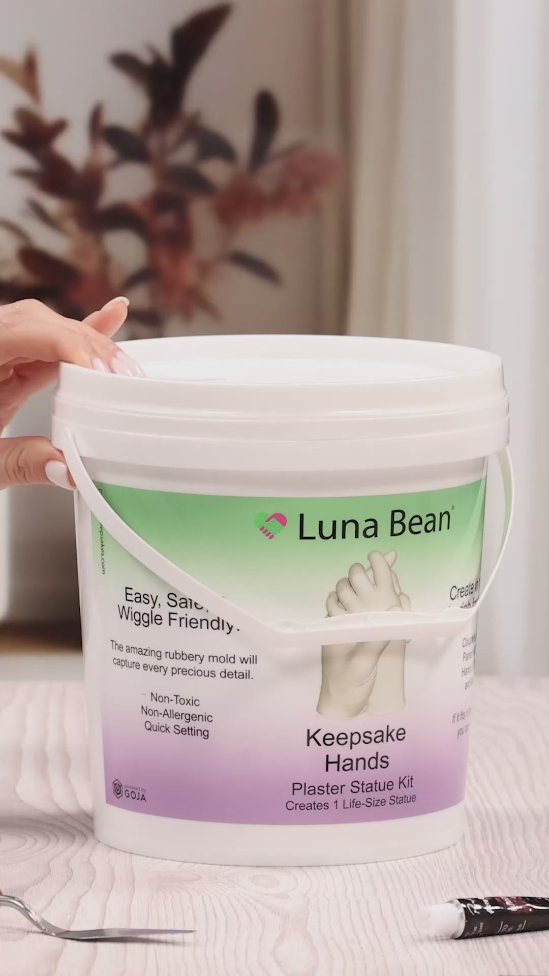Luna Bean Original Casting Kit – Perfect Gift and Activity for Couples, Families, & Friends